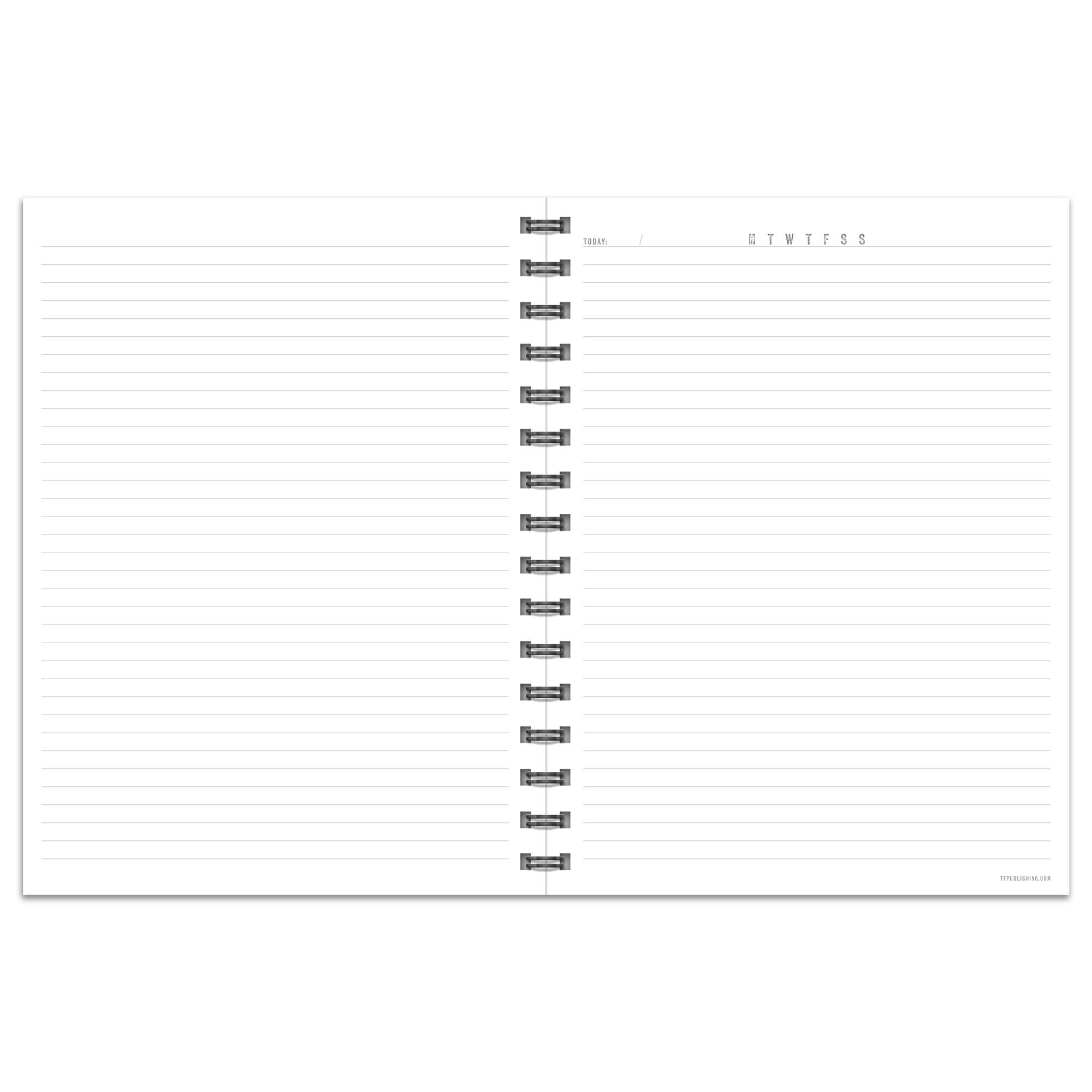 TF Publishing Wisconsin Green Plaid Journal